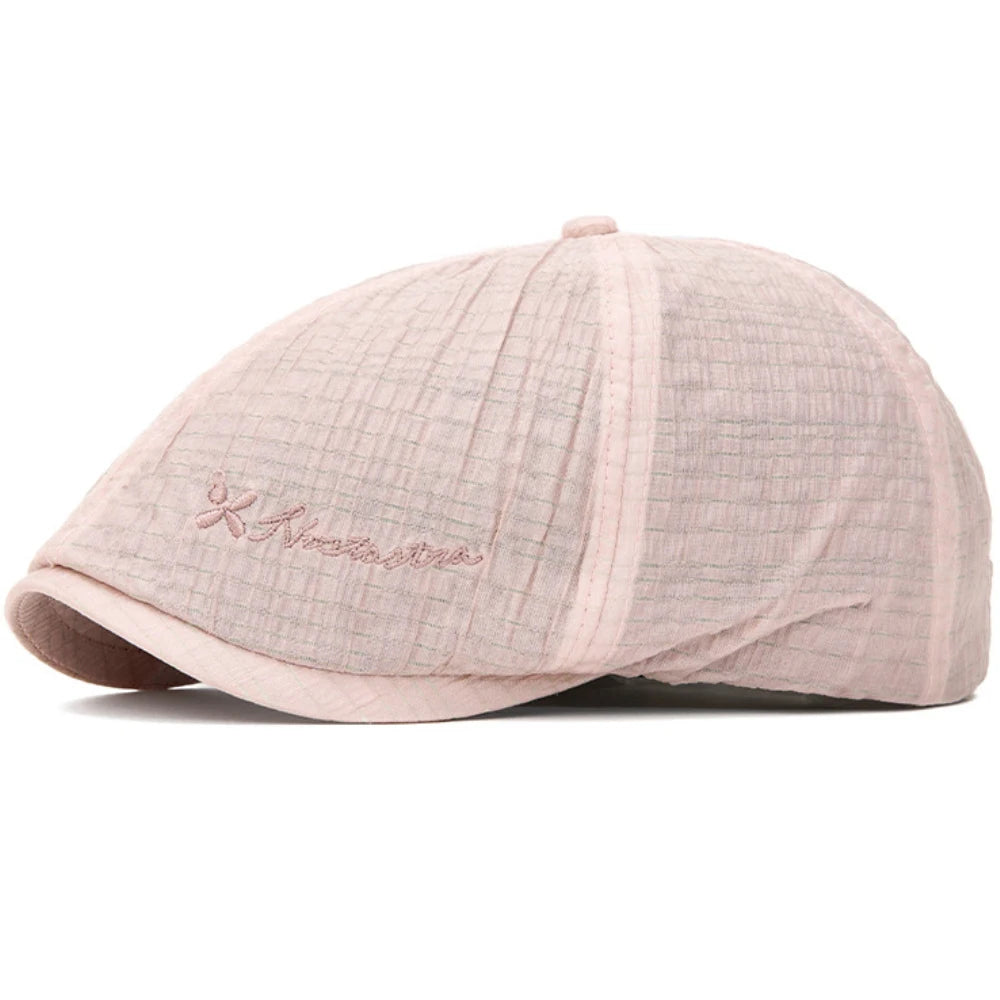 Camborne Letter Ivy Cap in Pink