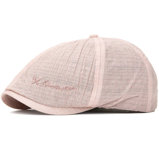 Camborne Letter Ivy Cap in Pink