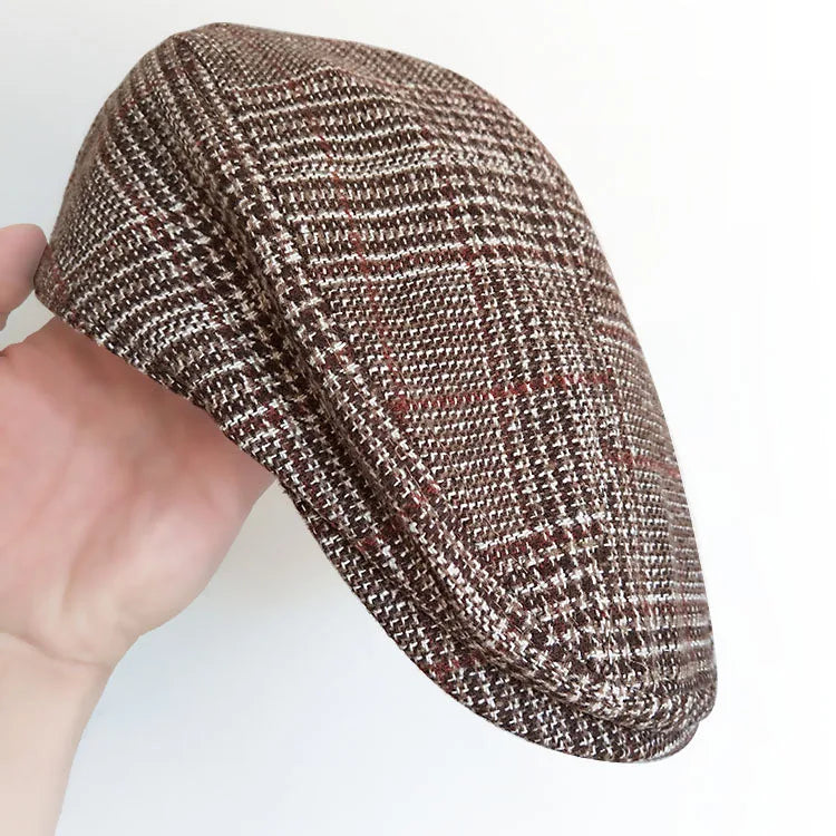 Canterbury Plaid Newsboy Cap