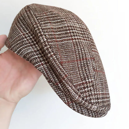 Canterbury Plaid Newsboy Cap
