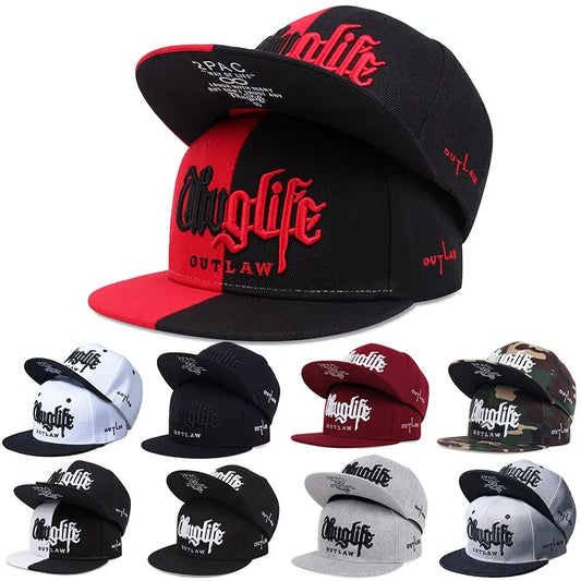 The Hackney | Street Life Embroidery Adjustable Snapback Cap | Urban Caps NZ