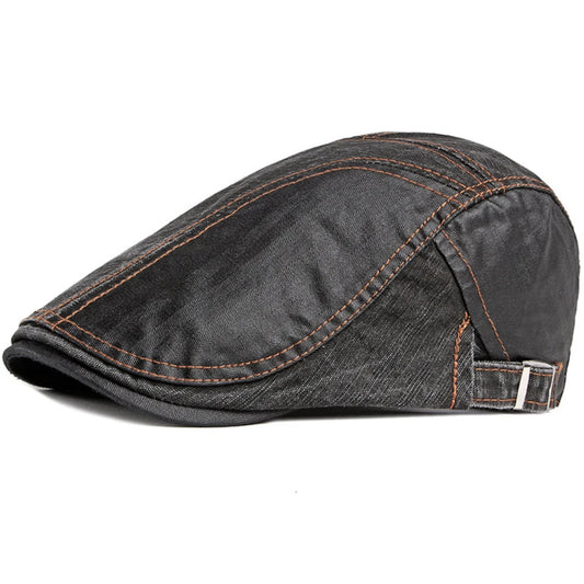 Truro Patchwork Ivy Cap in Black