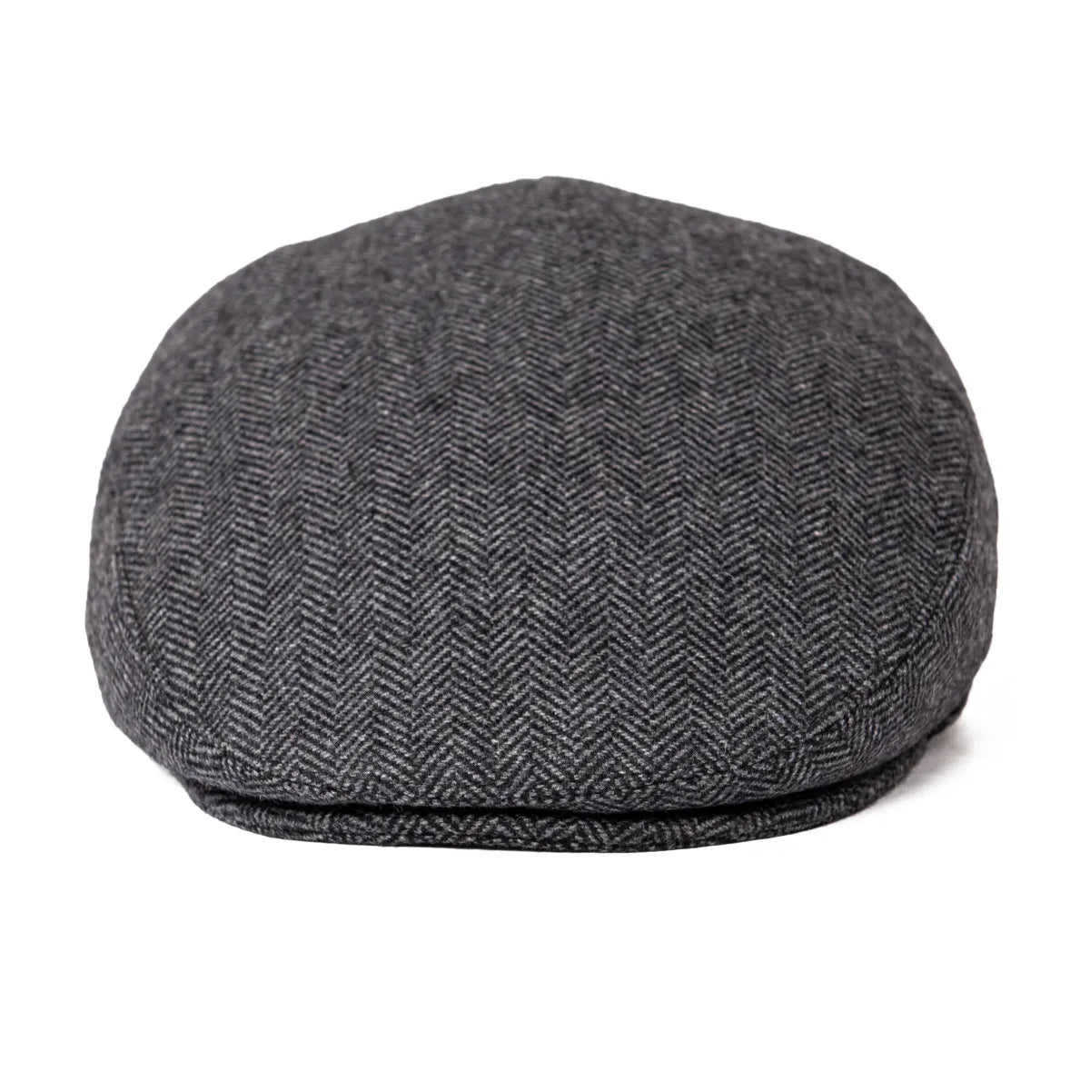 The Gleneagles | Men's Herringbone Wool Blend Driving Flat Cap | Urban Caps NZ