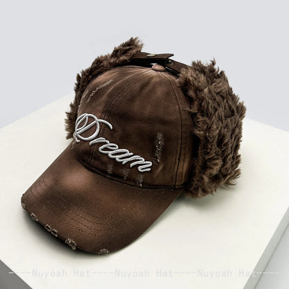 Bowery Distressed Baseball Cap in Lm