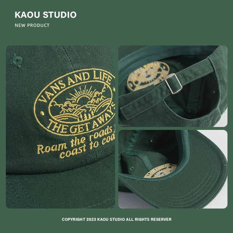 Hackney Flat-Brim Baseball Cap