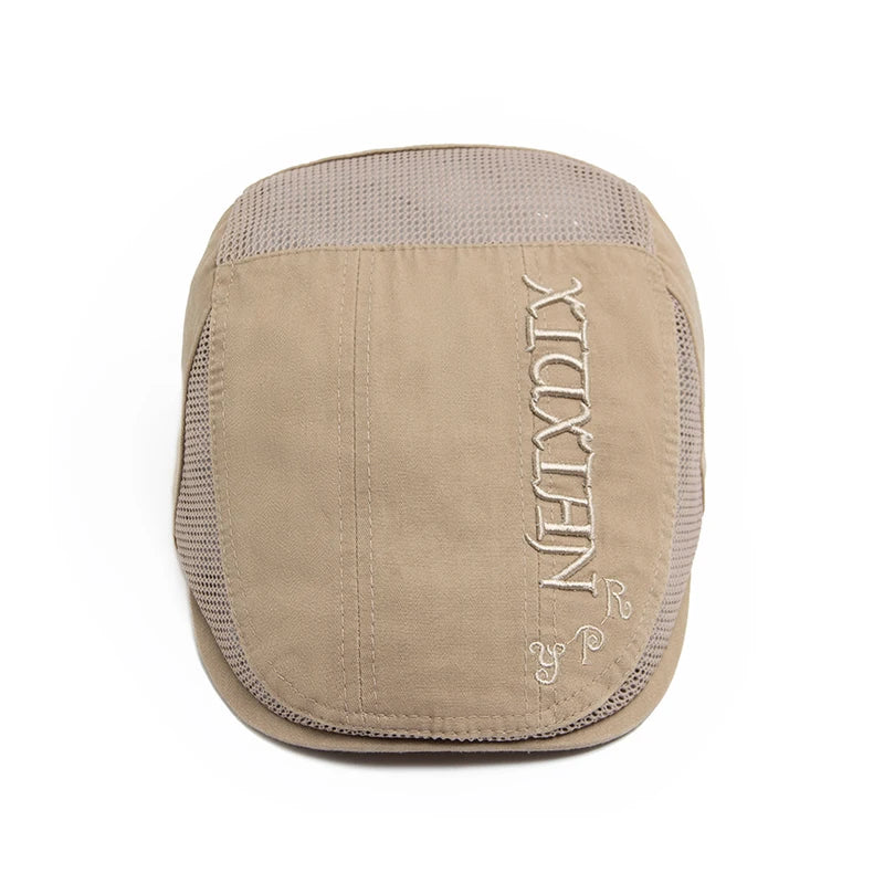 Cotton Mesh Ivy Cap | Heritage Gentleman's Flat Cap | Urban Caps NZ