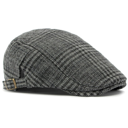 Reading Plaid Artist Beret