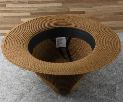Kingston XL Straw Panama Hat – UPF 50+ Wide Brim Summer Sun Hat (61-63cm)