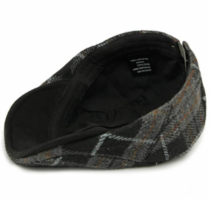 Bury Plaid Wool Beret