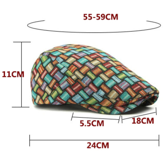 Granada Plaid Artist Beret
