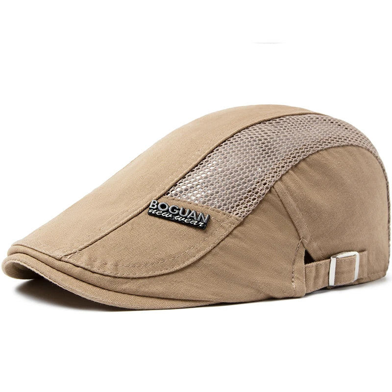 Breathable Duckbill Ivy Cap | Gentleman's Driving Flat Cap | Urban Caps NZ