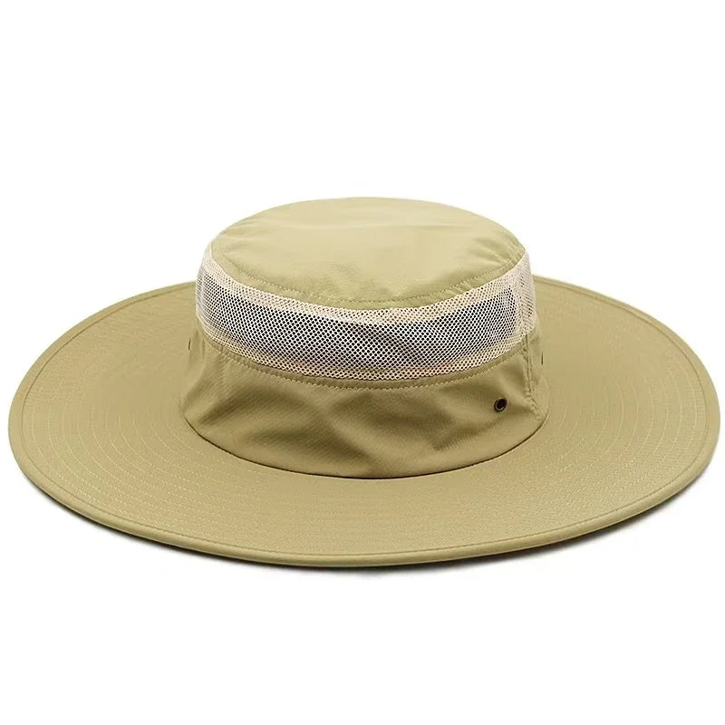 Explorer Big-Fit Sun Hat in Beige
