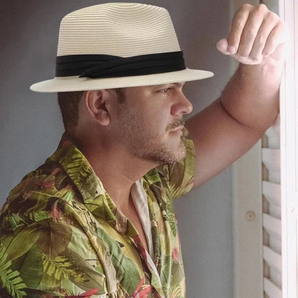 Riviera Short-Brim Straw Trilby