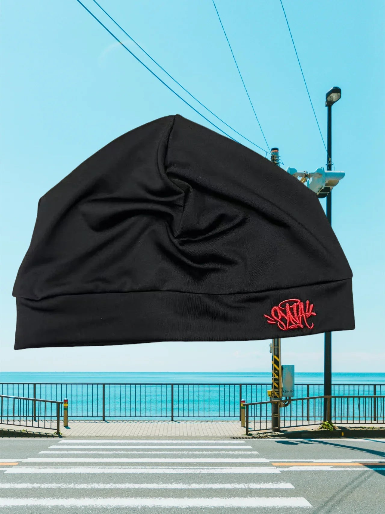 The Syna | Skull Embroidery Street Knitted Beanie | Urban Caps NZ