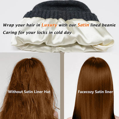 The Alpine Satin | 100% Wool Satin-Lined Double Layer Beanie | Urban Caps NZ