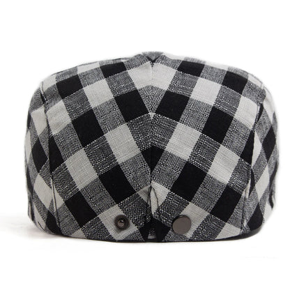 Vintage Plaid Ivy Cap | Traditional Country Flat Cap | Urban Caps NZ
