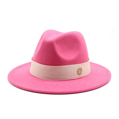 Ascot Formal Fedora in Rose Red