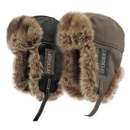 Khatanga Faux Leather Trapper Hat