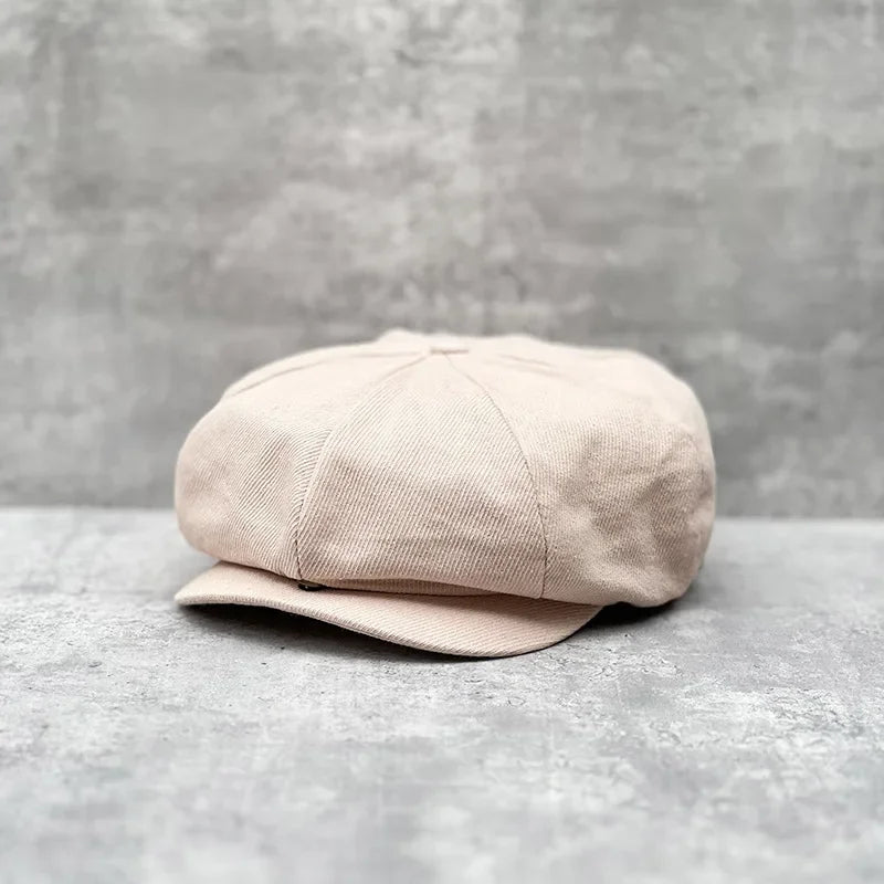 Kingston Twill Newsboy Cap in Like Picture Pink