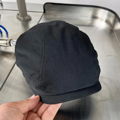 Torino XL Cotton Flat Cap – Extra Large Newsboy Cap for Men & Women (55–65cm)