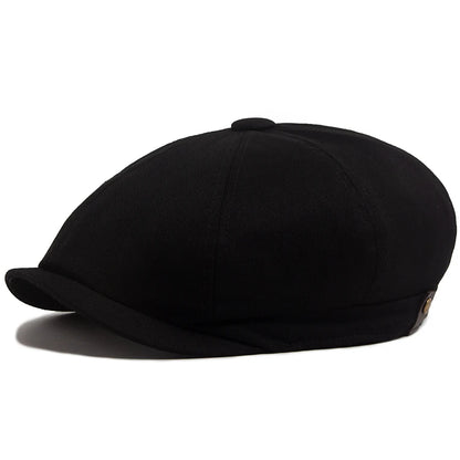 Soft Top Cotton Newsboy Cap | Gentleman's Octagonal Cap | Urban Caps NZ