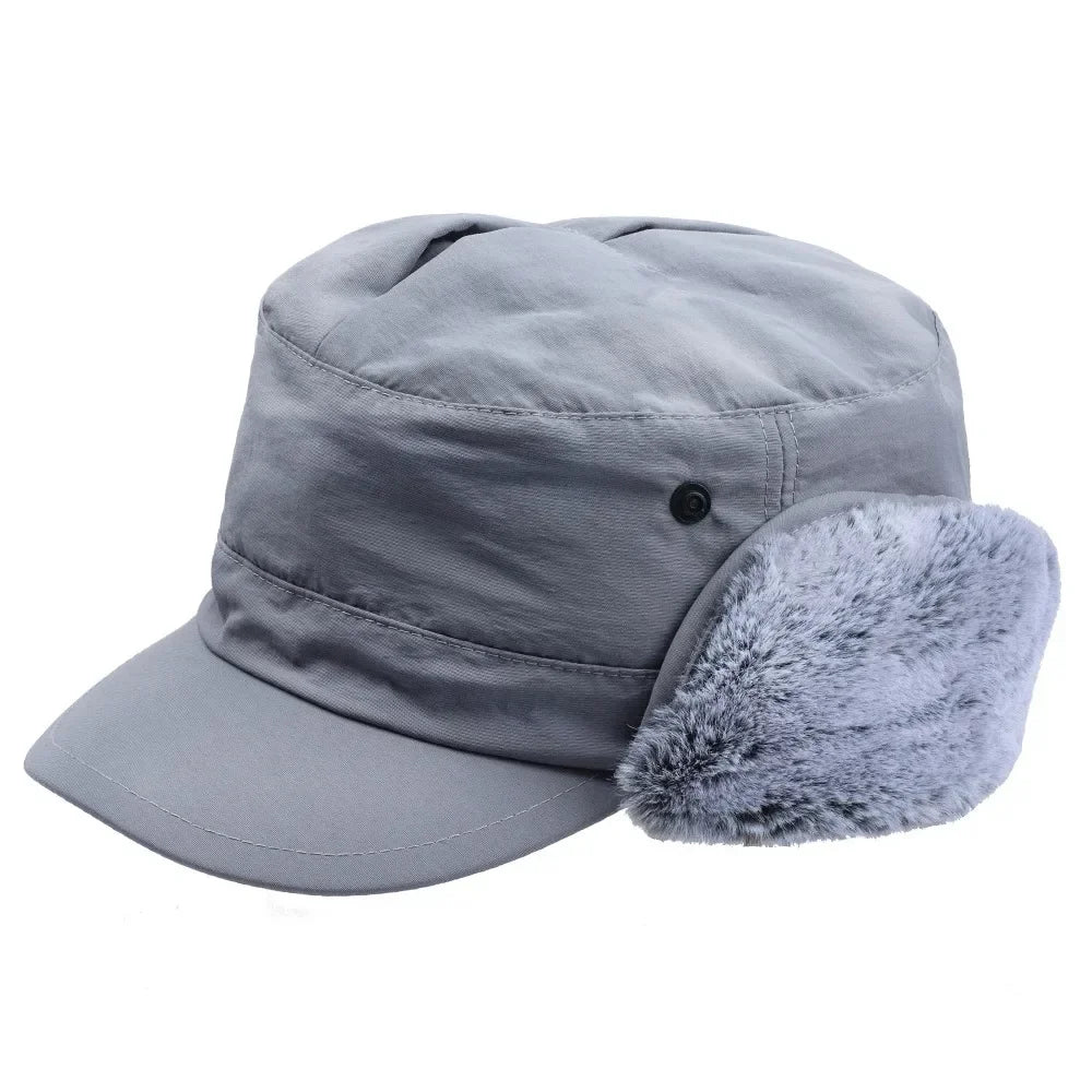 Kirkwall Waterproof Trapper Hat in Gray