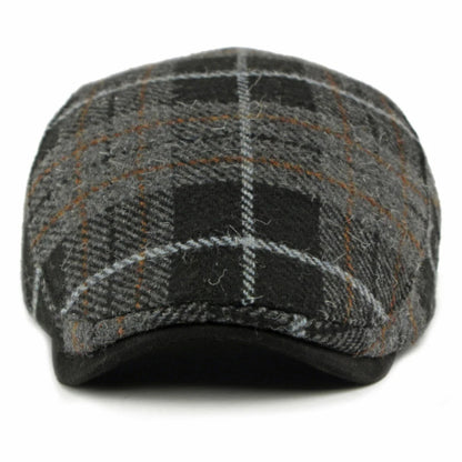 Bury Plaid Wool Beret