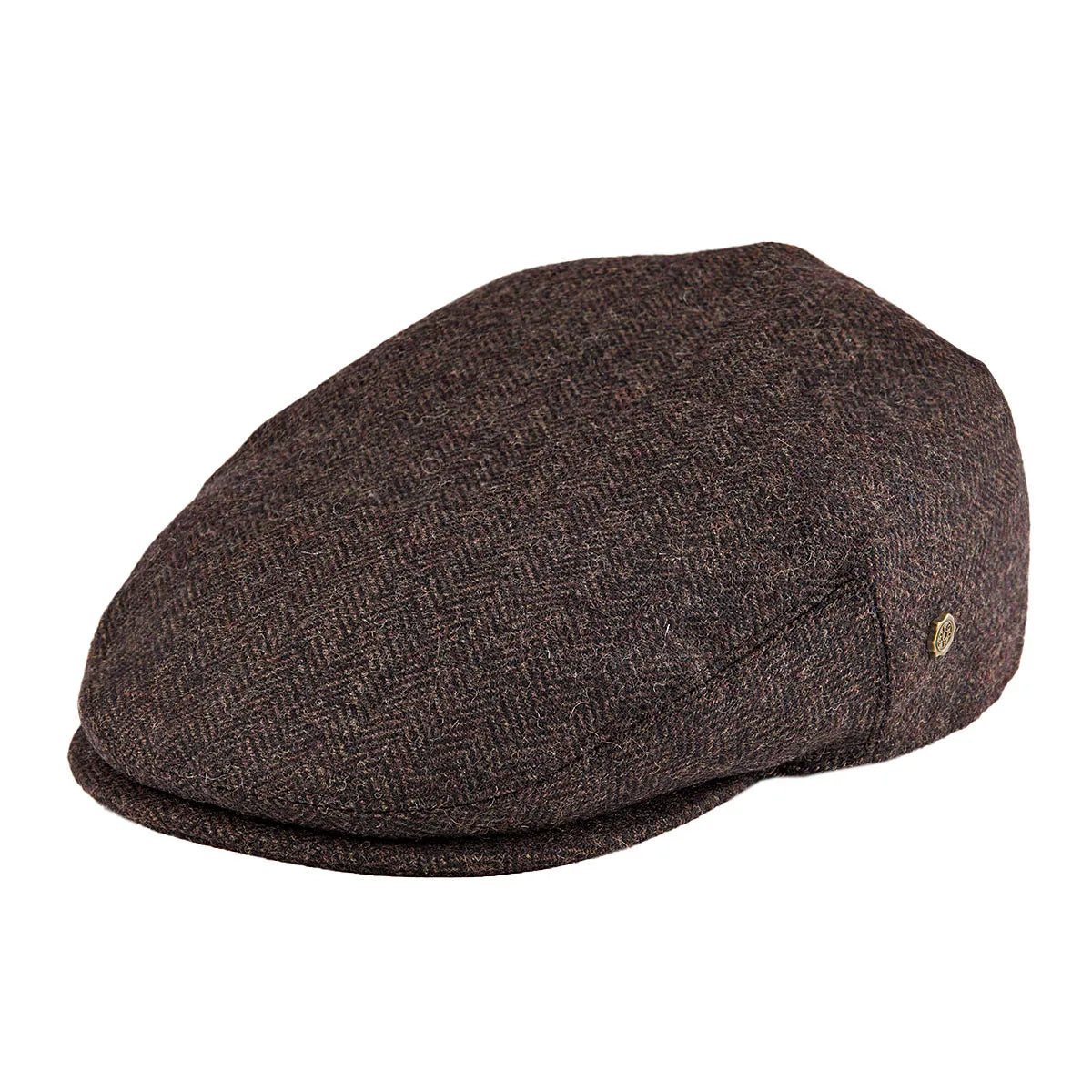 The Wicklow | Wool Tweed Herringbone Irish Flat Cap | Urban Caps NZ