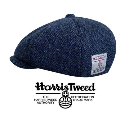 Premium Harris Tweed Octagonal Newsboy Cap – 100% Pure Wool Heritage Collection | Urban Caps