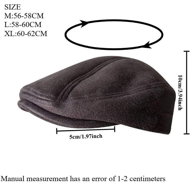 Yorkshire Big-Fit Suede Flat Cap