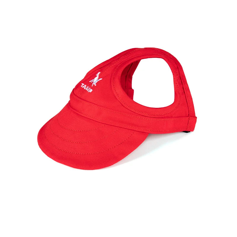 Adjustable dog cap with ear holes in five colours