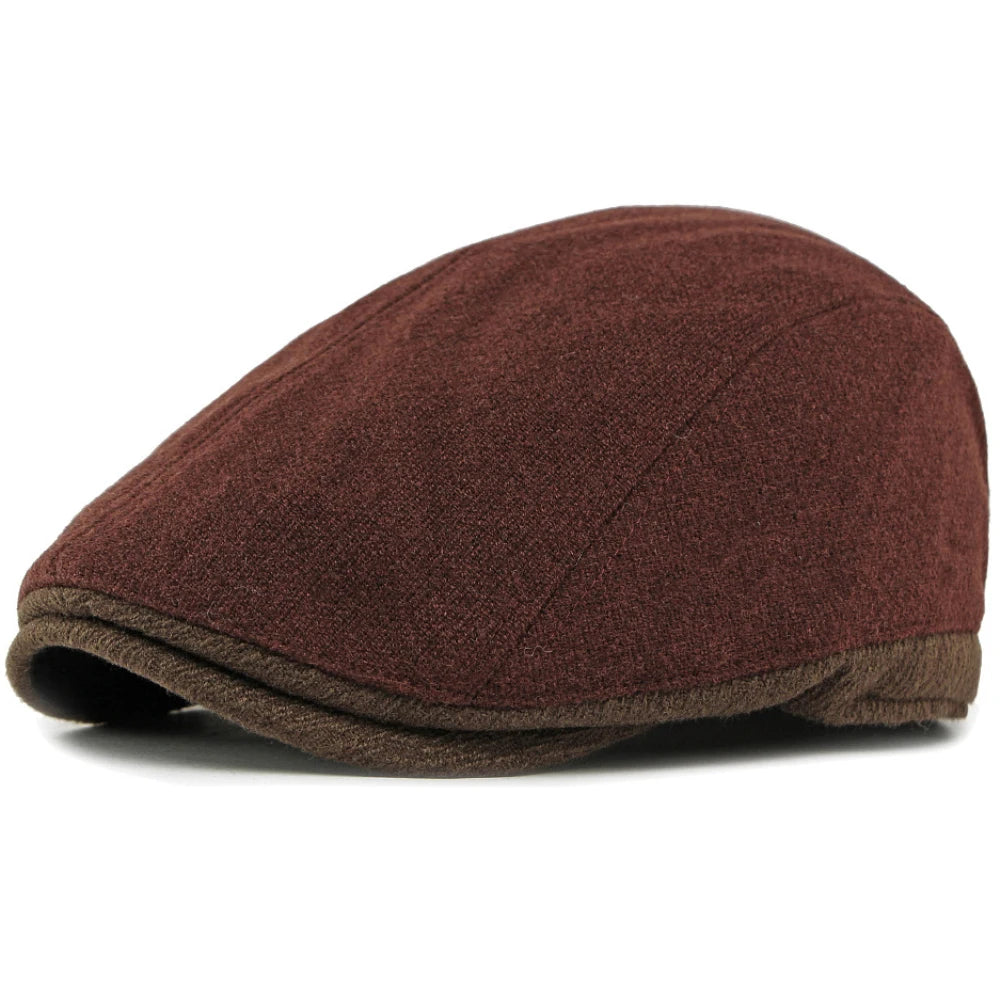 Shrewsbury Wool Artist Beret in Burgundy
