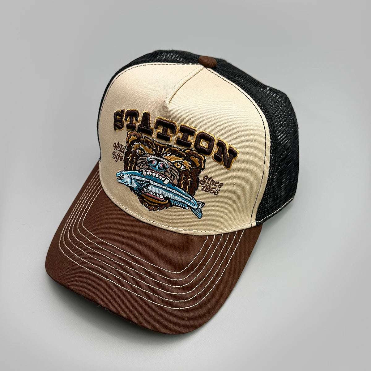 Yellowstone Wildlife Embroidered Cap in Lm