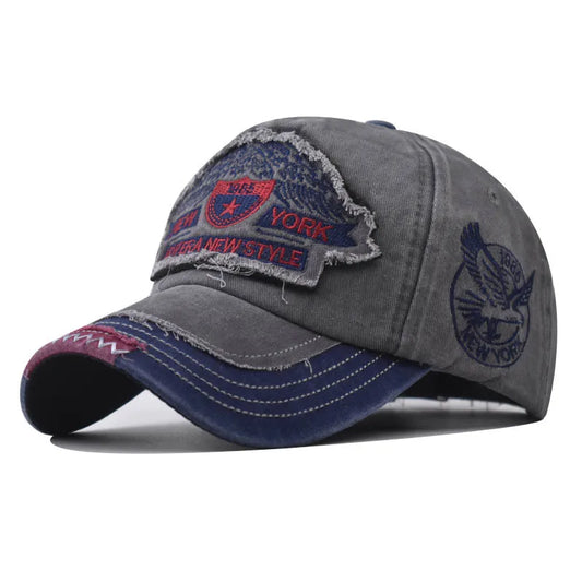 Pentagram Letter Embroidered Baseball Cap | Summer Sports Cap | Urban Caps NZ