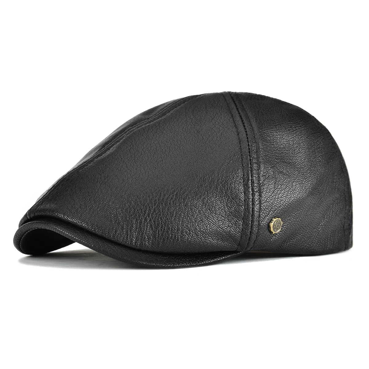 The Brompton | Men's Premium Leather Ivy Flat Cap | Urban Caps NZ