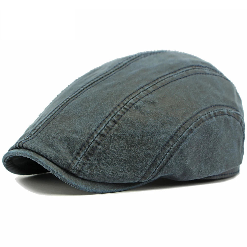 Lyon Premium Artist Beret in Navy Blue Style