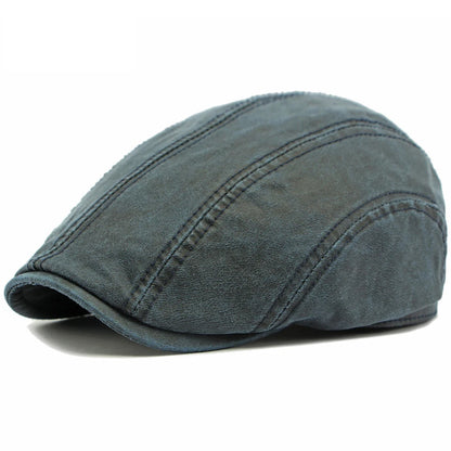 Lyon Premium Artist Beret in Navy Blue Style