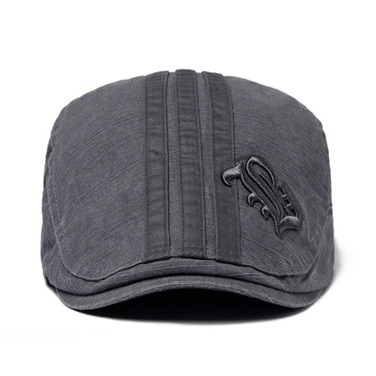 Embroidered Cotton Ivy Cap | Classic Gentleman's Flat Cap | Urban Caps NZ