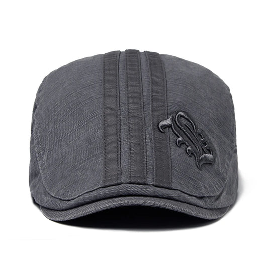 Embroidered Cotton Ivy Cap | Classic Gentleman's Flat Cap | Urban Caps NZ