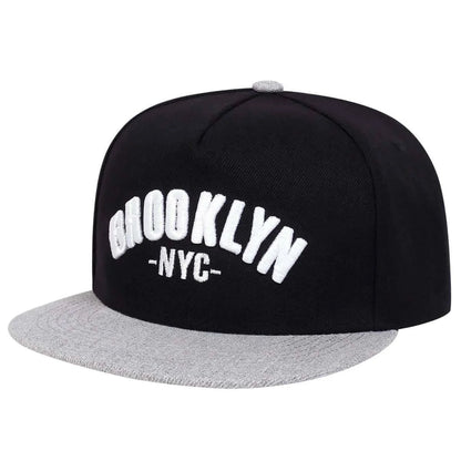 The Brooklyn | Borough Embroidery Unisex Snapback Cap | Urban Caps NZ
