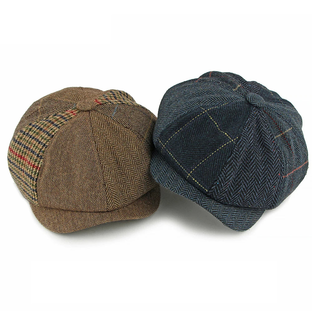 Arundel Plaid Wool Beret