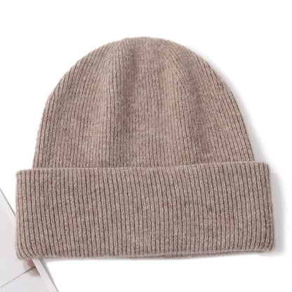 The Cortina | Women's 100% Pure Cashmere Knitted Beanie | Urban Caps NZ