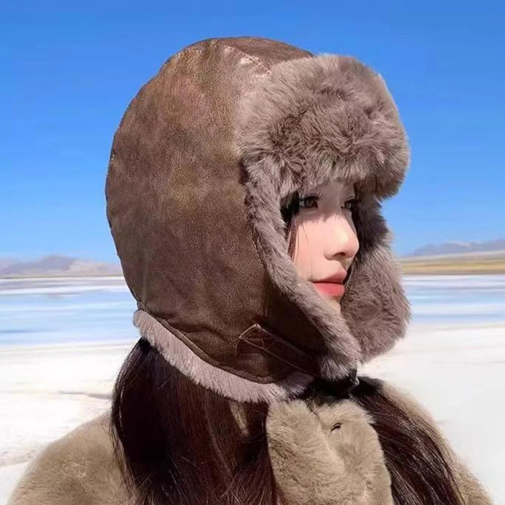 Reykjavik Waterproof PU Leather Trapper Hat