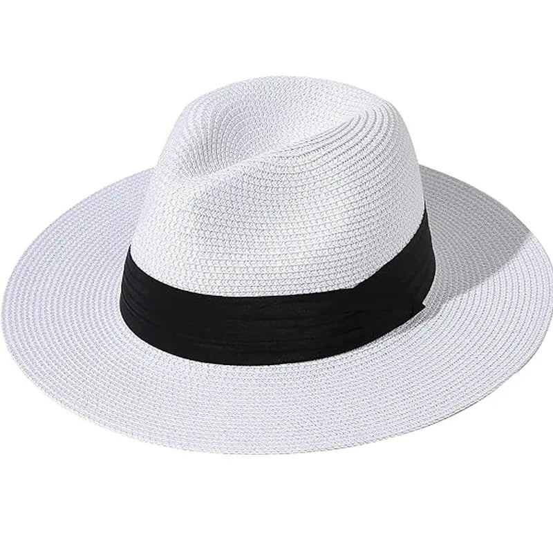 Kingston XL Straw Panama Hat – UPF 50+ Wide Brim Summer Sun Hat (61-63cm)