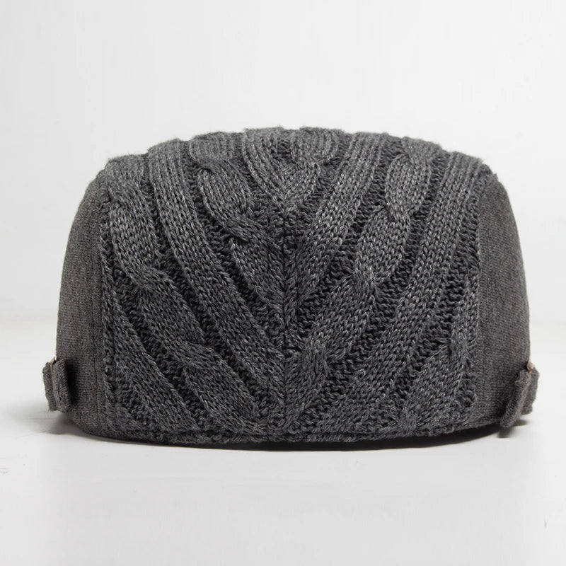 Soft-Top Knitted Ivy Cap | Scottish Winter Flat Cap | Urban Caps NZ