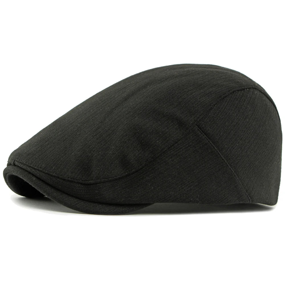 Exeter Knitted Artist Beret in Black