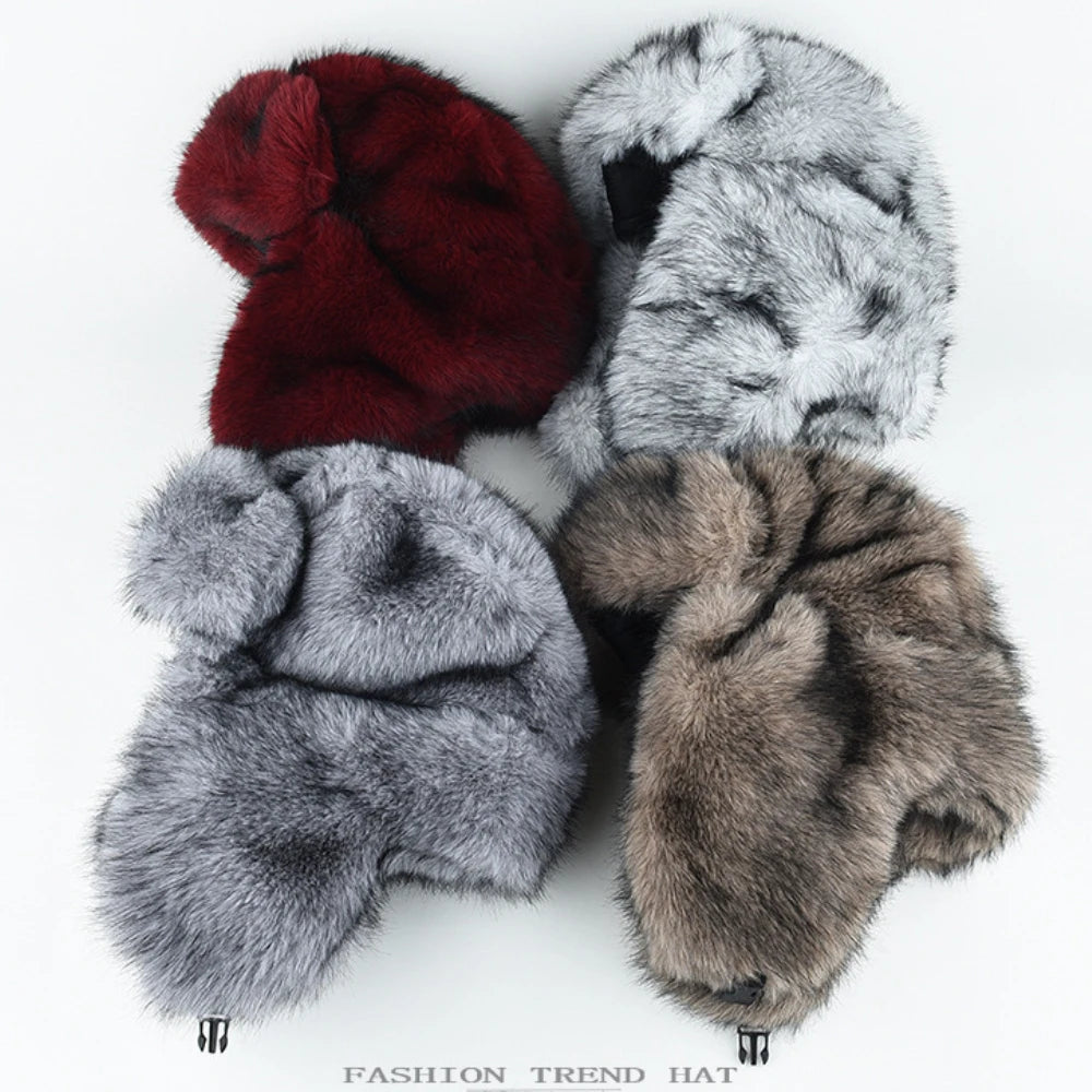 Yakutsk Fluffy Fur Trapper Hat