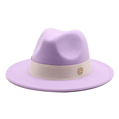 Ascot Formal Fedora in Light Purple