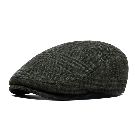 The Perthshire | Men's Wool Blend Winter Newsboy Cap | Urban Caps NZ