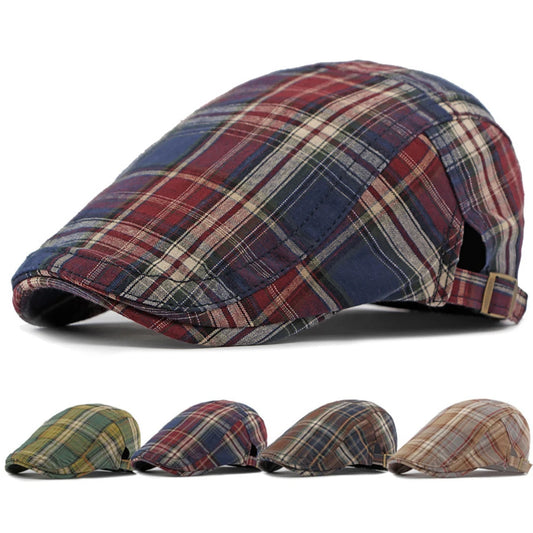Sorrento Plaid Artist Beret